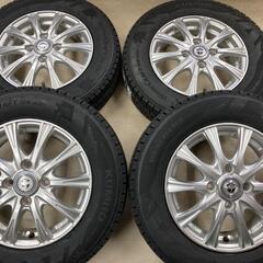 未使用スタッドレス145/80R13付！中古ホイールセット！タン...