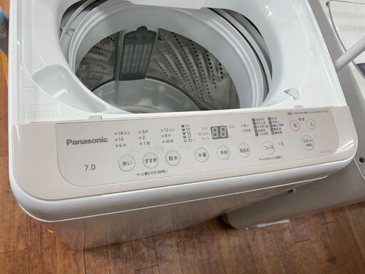 洗濯機　No.10855　パナソニック　2022年製　7kg　NA-F7PB1　【リサイクルショップどりーむ天保山店】
