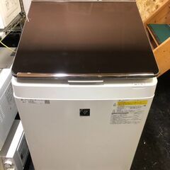 ☆中古￥28,800！SHARP　10.0㎏洗濯機　家電　ES-PT10C-T型　幅60㎝ｘ奥行65㎝ｘ高さ102㎝　【BK367】 ☆中古￥28,800！SHARP 10.0㎏洗濯機 家電 ES-PT10C-T型 幅60㎝x奥行