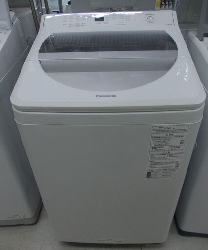 Panasonic 全自動洗濯機 ステンレス槽 8.0㎏ 2021年製 NA-FA80H8