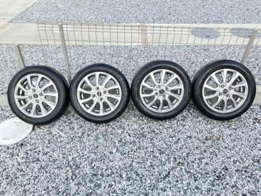【引取限定】155/65/R14タイヤホイールセットBRIDGESTONE