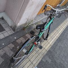 [BRIDGESTONE] Prestino(プレスティーノ)27吋 シティークロスバイク ベルトドライブ/インター8/点灯虫/グリーン