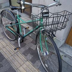 [BRIDGESTONE] Prestino(プレスティーノ)27吋 シティークロスバイク ベルトドライブ/インター8/点灯虫/グリーン