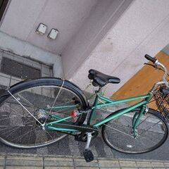 [BRIDGESTONE] Prestino(プレスティーノ)27吋 シティークロスバイク ベルトドライブ/インター8/点灯虫/グリーン