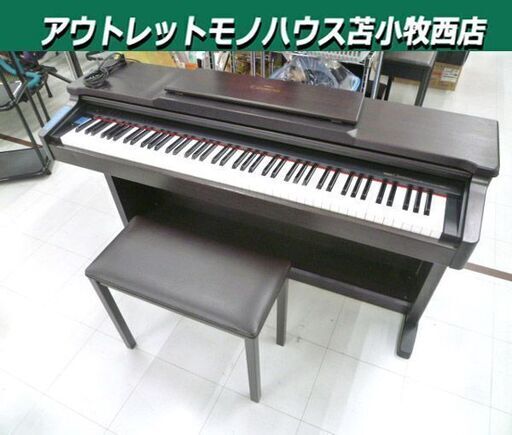 現状品 YAMAHA Clavinova 電子ピアノ 95年製 CLP-133 88鍵盤 椅子付き ヤマハ クラビノーバ 苫小牧西店