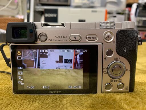 【愛品館江戸川店】SONY α6000 ILCE-6000Y ダブルズームレンズキット　2014年モデル　お問合せID：131-020099-007