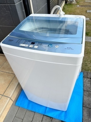 AQUA 全自動洗濯機 5.0kg 2018年製