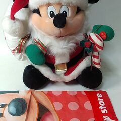 レアなぬいぐるみ ミッキーマウス サンタ クリスマス 長期保管品