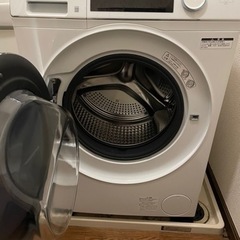 ドラム式洗濯機　ハイアール