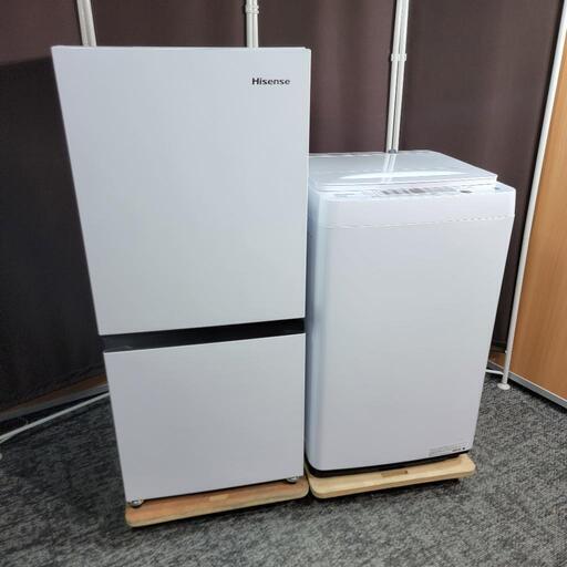 ‍♂️mh売約済み‼️配送設置は無料‼️現行デザイン✨最新2023年製✨Hisense 家電セット