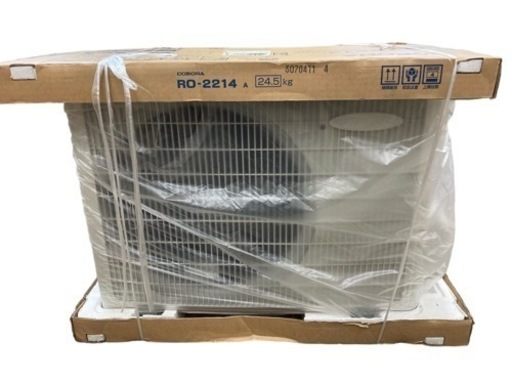 新品、未使用　CORONA コロナ　冷房専用エアコン　室外機セット　RC-2214-W RC-2214 6畳用　ホワイト　神奈川県横須賀市