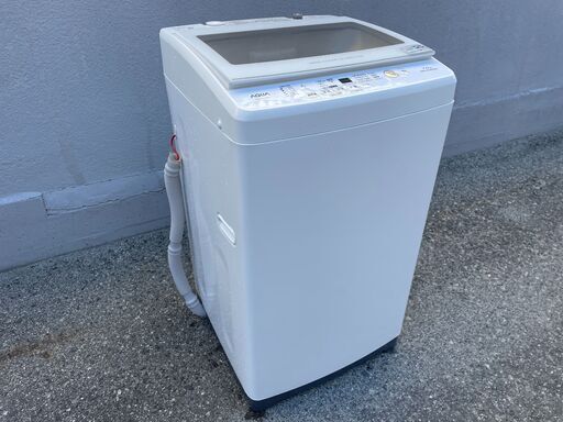 ★動作〇 清掃済 保証付★ 洗濯機 AQUA AQW-GV70H 7kg 2019年製 幅565x奥行550x高さ965mm アクア