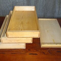 もろぶた　木製餅箱　 3個