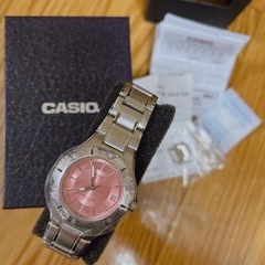 【譲済】未使用　CASIO カシオ　腕時計　ピンク