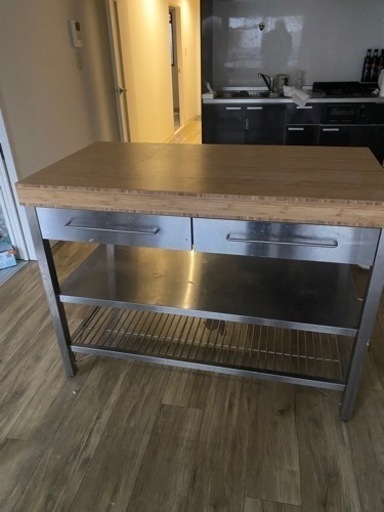 SALE】 【メルカリ相場5〜7万円】作業台 アイランド IKEA リムフォルサ