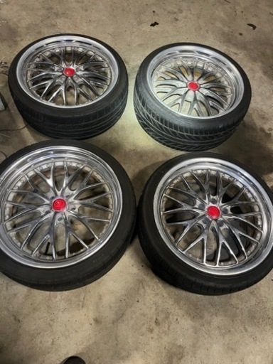 20インチ 8.5j 9.5j 深リム　ベルサリオ
