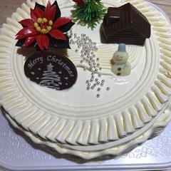ホワイトケーキ　6号　クリスマスケーキ