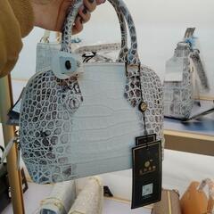 ワニ革　ダッチョウ革　蛇革ハンドバック