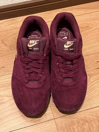 【美品】NIKE/ナイキ★AIR MAX1/エアマックス1★ジュエルスウッシュ★ボルドー・ワイン★AA0512-600★24.5cm