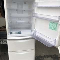 福岡市内配送無料　三菱電機 MITSUBISHI ELECTRIC MR-C34Y-W [冷蔵庫 Cシリーズ （335L・右開） 3ドア パールホワイト]