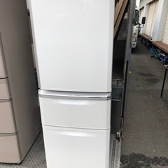福岡市内配送無料　三菱電機 MITSUBISHI ELECTRIC MR-C34Y-W [冷蔵庫 Cシリーズ （335L・右開） 3ドア パールホワイト]