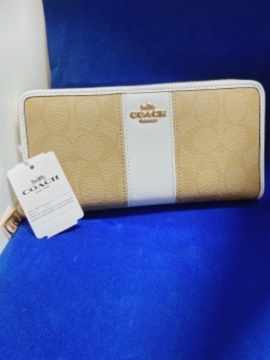 値下げ新品 COACHコーチ IMDQC ジップウォレットラウンド長財布