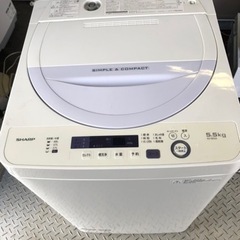 ①✅SHARP 電気洗濯機✅ ✅ES-GE5A-V✅送料設置無料 福岡市内配送設置無料 シャープ SHARP ES-GE5A-V [全自動洗濯機(5.5kg