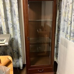 KM-102【ご来店頂ける方限定】アンティークスタイル キュリオケース