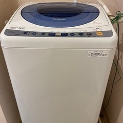 Panasonicの洗濯機です