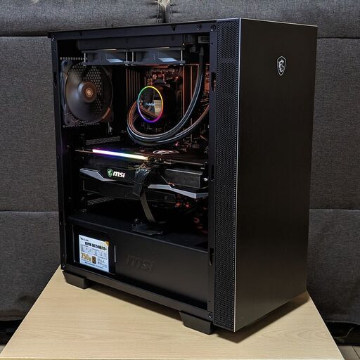 Ryzen8コアCPU＆RX6750XT　シックで高級感のあるゲーミングPC