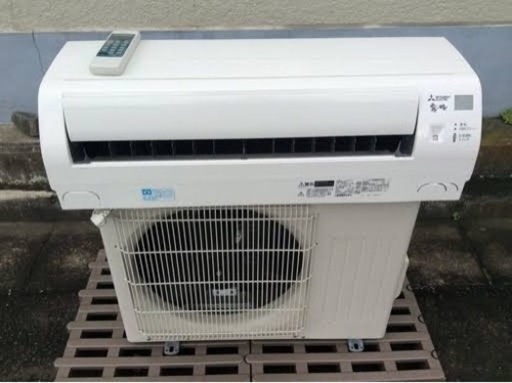 MITSUBISHI/三菱 ルームエアコン 霧ヶ峰 MSZ-GE2217-W 2017年製 主に6～9畳 単相100V 15A