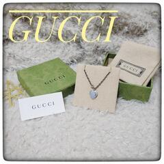 【美品】GUCCI　GGハートネックレス