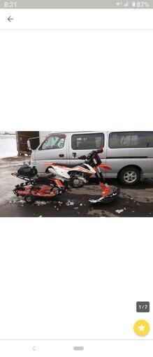 スノーバイクKTM450SX-F2017