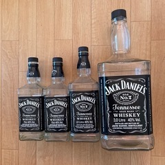 Jack Daniel s空き瓶　4本