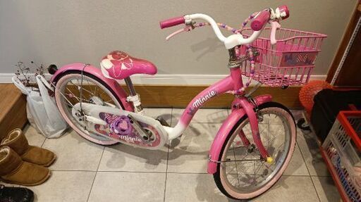 キッズ　自転車　ディズニー　ミニー