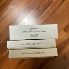 Apple Watch アップルウォッチSeries6 GPSモデル40mm  純正バンド付き