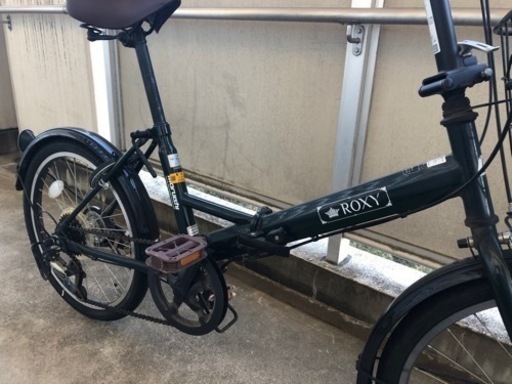 折り畳み自転車　MARUISHI ロキシー　ダークグリーン　ギア付き　20インチ