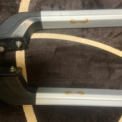 パジェロミニ　H56A用のルーフレールと新品ベースキャリア