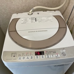 【早期取引希望！！】シャープ製 洗濯機