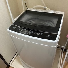 アクア 5.0kg 全自動洗濯機　ホワイト AQW-G5PJ-W