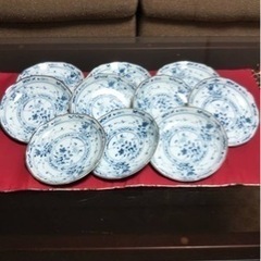 4月末まで売り切りセール‼️古染秋草　取り皿　10枚セット 3箱