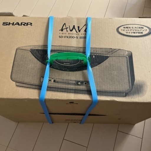 【お取引完了】【新品未使用✨️】お値下げ7000円に✨️SHARP 1ビット MD/CDシステムSD-FX200-S未使用カセットをプレゼント