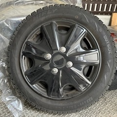 ⭐️スタッドレスタイヤ４本セット⭐️新品同様🉐155/65R14🉐