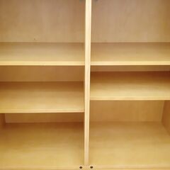 ☆ジモティ割あり☆ 食器棚 ライトブラウン H190×D42×W99 クリーニング