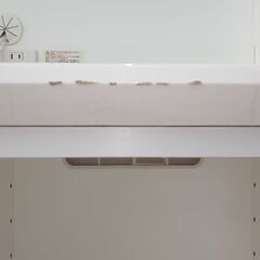 ☆ジモティ割あり☆ レンジボード 白 H120×D50×W90 クリーニング済み