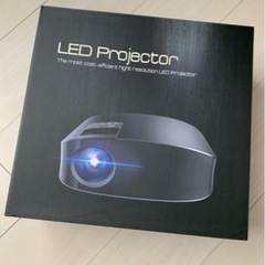 LEDプロジェクター&スクリーン　セット