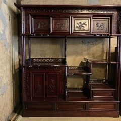持帰り家具半額] 和風飾り棚 N21-1505 高く買取るゾウ八幡西店