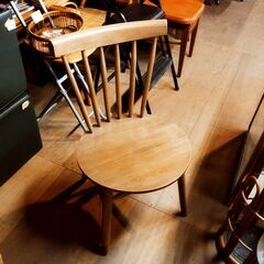 【在庫2脚】ニトリ 木製 チェア 椅子 シンプルないす 素朴なイ...