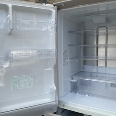 【RKGRE-260】特価！SHARP/442Lどっちもドア冷蔵庫/SJ-PW42A-C [サクラベージュ]/中古/2015年製/当社より近隣無料配達OK！