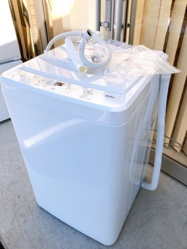 【引取】ヤマダ YWM-T60H1 2021年製 6.0kg 全自動洗濯機